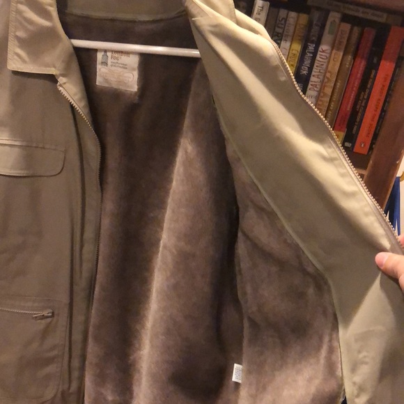 LONDON FOG// removable faux fur lining (real warm)// waterproof CHORE COAT - Picture 3 of 6